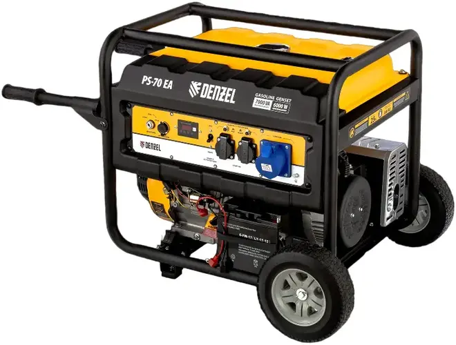 Denzel PS 70 EA генератор бензиновый (6000-7000 Вт)