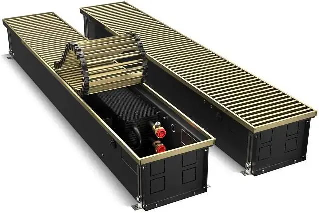 Royal Thermo Atrium конвектор внутрипольный RT-A-DG-U-LB (200*150*2600 мм) светлая бронза
