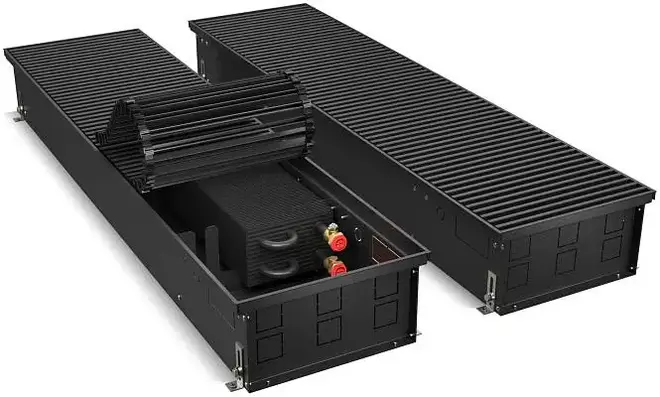Royal Thermo Atrium конвектор внутрипольный RT-A-DG-U-BL (300*150*1200 мм) черный