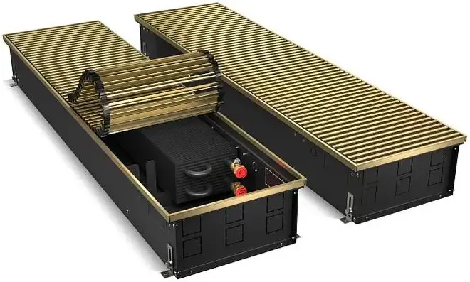 Royal Thermo Atrium конвектор внутрипольный RT-A-DG-U-AU (300*150*2200 мм) золотой