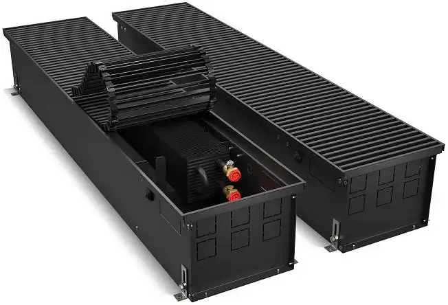 Royal Thermo Atrium конвектор внутрипольный RT-A-DG-U-BL (250*190*1400 мм) черный