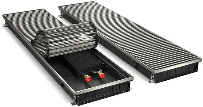 Royal Thermo Atrium конвектор внутрипольный RT-A-DG-U-NA (300*75*2000 мм) натуральный алюминий
