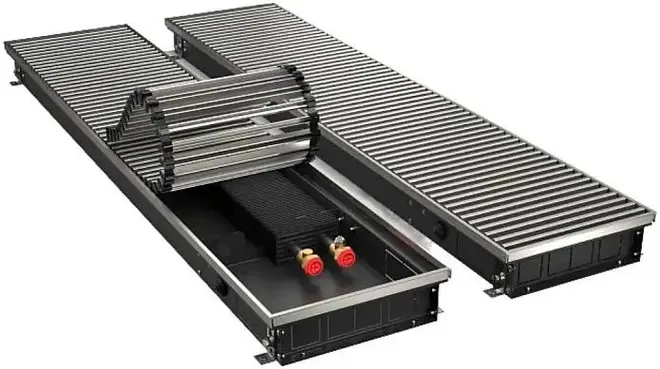 Royal Thermo Atrium конвектор внутрипольный RT-A-DG-U-NA (250*90*2800 мм) натуральный алюминий