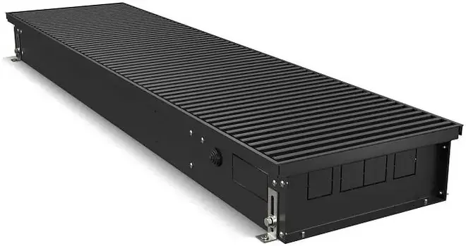 Royal Thermo Atrium конвектор внутрипольный RT-A-DG-U-BL (300*90*1400 мм) черный