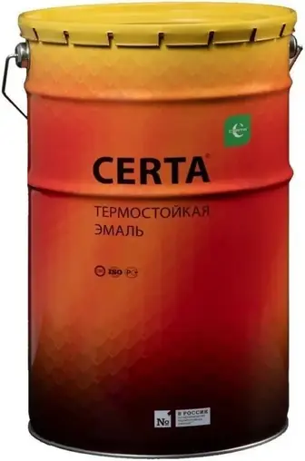 Certa Thermostable Enamel эмаль термостойкая (25 кг) серебристо-серая матовая (до 650°C)