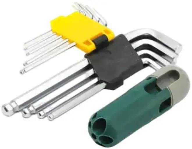 Goodking набор имбусовых ключей с держателем (9 ключей + 1 держатель для ключей)