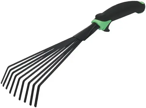 Фарина грабельки веерные с обрезиненной ручкой