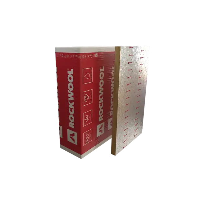 Rockwool Тех Баттс плита из каменной ваты №150 (0.6*1 м/50 мм) кашированный фольгой (к/ф)