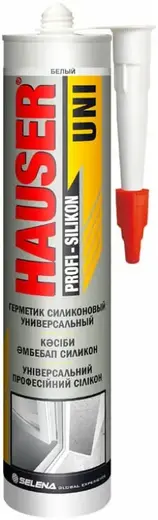 Hauser Uni герметик силиконовый универсальный (260 мл) белый Россия