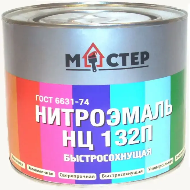 Мастер НЦ-132 П нитроэмаль (1.7 кг) голубая