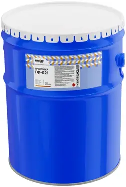 Мастер ГФ-021 грунтовка быстросохнущая (25 кг) красно-коричневая