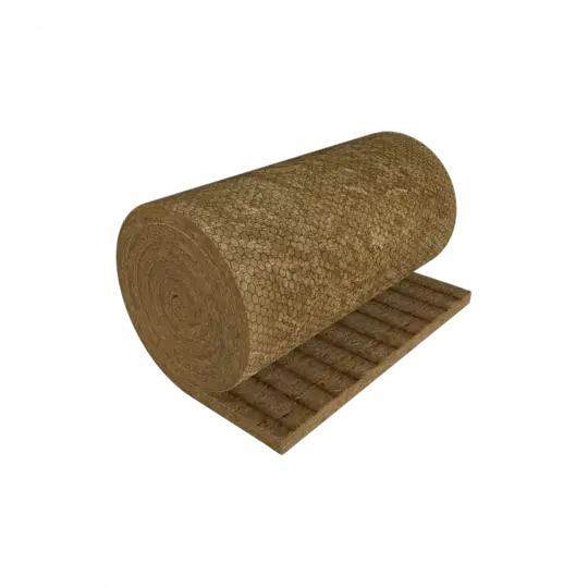 Rockwool Вайред Мат мат из каменной ваты с односторонним покрытием №105 (1*2 м/80 мм) сетка и прошивка проволокой из нерж-ки (SST) 105 кг/м3