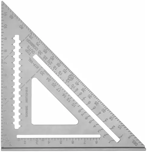 Deko DKM305-430-305 линейка треугольная алюминиевая (305 мм)