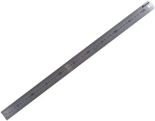 Микрон линейка измерительная металлическая (500 мм)