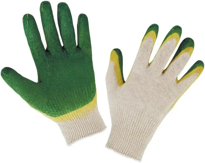 Перчатки трикотажные обливные