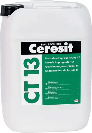 Ceresit CT 13 гидрофобизатор для фасадов (10 л)
