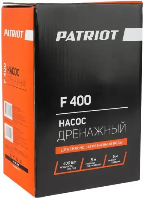 Патриот F 400 насос дренажный