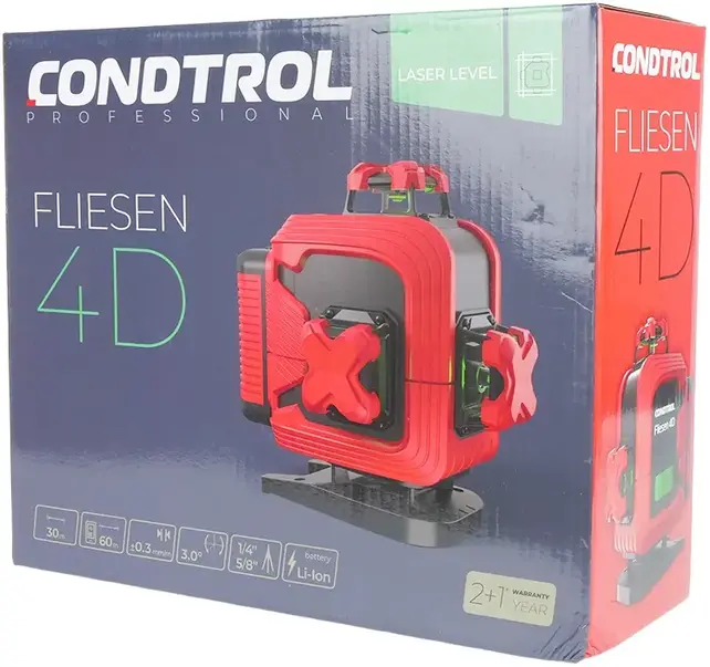 Condtrol Fliesen 4D нивелир лазерный линейный