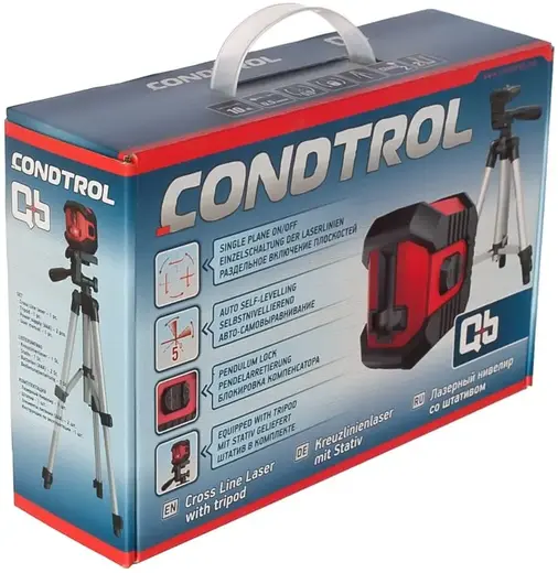 Condtrol QB Set нивелир лазерный линейный (650 нм)