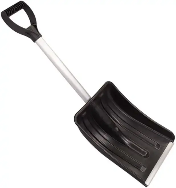 Лопата автомобильная с фиксированной алюминиевой планкой (280*80 мм)