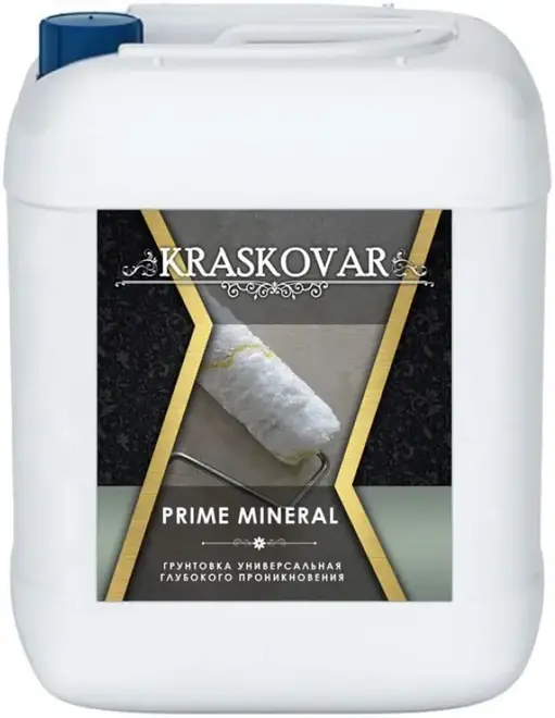 Красковар Prime Mineral грунтовка универсальная глубокого проникновения (10 л) бесцветная