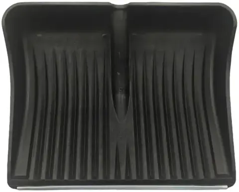 №3 лопата для уборки снега с оцинкованной планкой без черенка (515*410 мм)