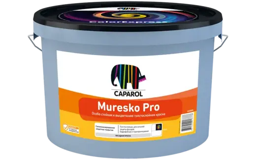 Caparol Muresko Pro краска фасадная на основе силиконовой смолы (9.4 л) бесцветная