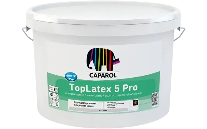Caparol Linnimax TopLatex 5 Pro тонкослойная латексная краска для внутренних работ (10 л) белая