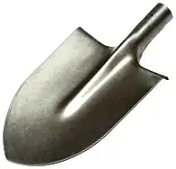 Репка Титан лопата штыковая средняя без черенка (150*270 мм)