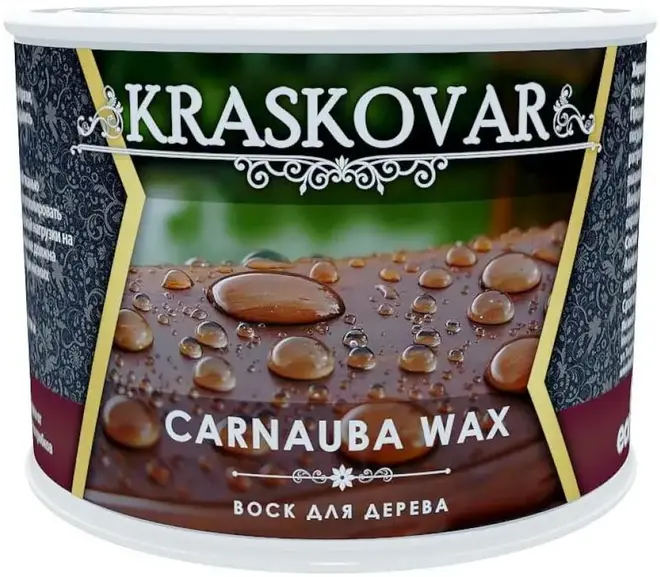 Красковар Carnauba Wax воск для дерева (500 мл) шелковисто-матовый