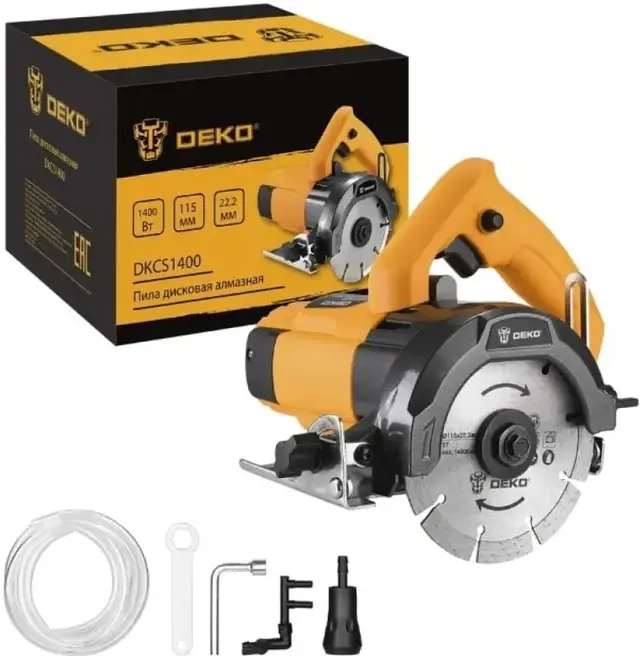 Deko DKCS1400 пила дисковая алмазная (1400 Вт)