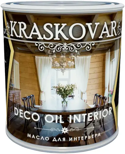 Красковар Deco Oil Interior масло для интерьера (750 мл) графит