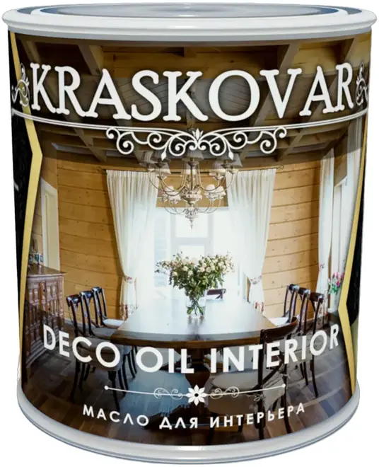 Красковар Deco Oil Interior масло для интерьера (750 мл) орех гварнери