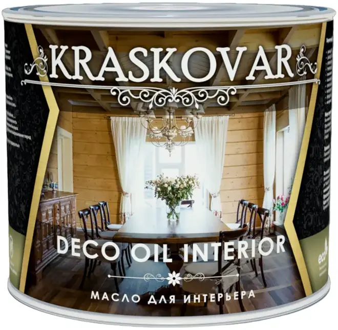 Красковар Deco Oil Interior масло для интерьера (2.2 л) эбен