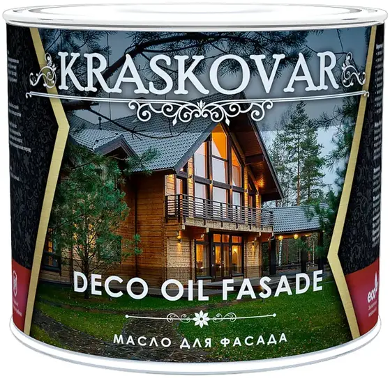 Красковар Deco Oil Fasade масло для фасада (2.2 л) дуб