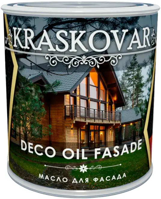 Красковар Deco Oil Fasade масло для фасада (750 мл) лиственница
