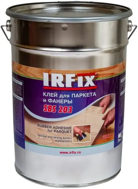 Irfix SBS-203 клей для паркета и фанеры (21 кг)