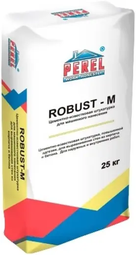 Perel Robust-M штукатурка цементно-известковая (25 кг)