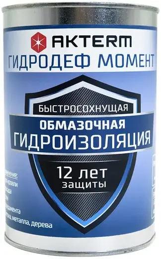 Актерм Гидродеф Момент универсальная гидроизоляционная мастика (1 кг)