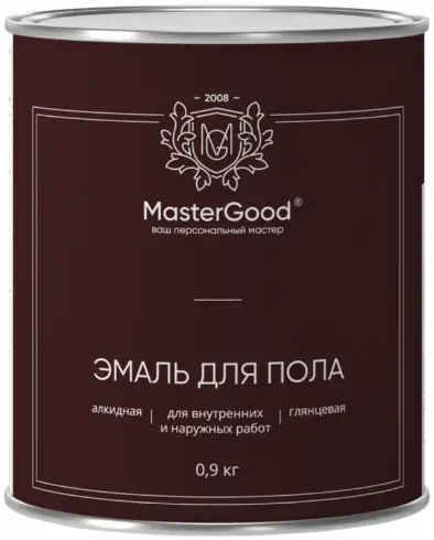 Master Good эмаль для пола (900 г) желто-коричневая