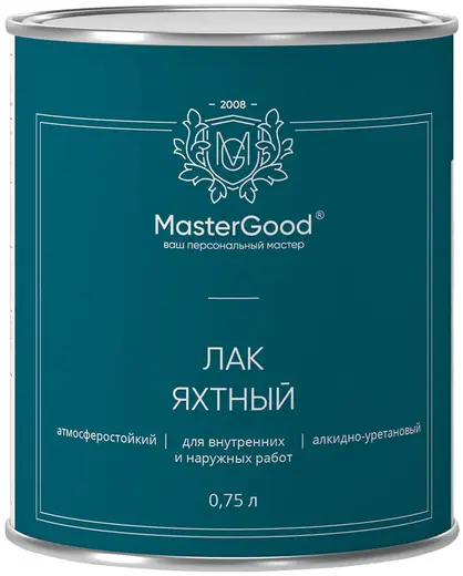 Master Good лак яхтный алкидно-уретановый (750 мл) полуматовый