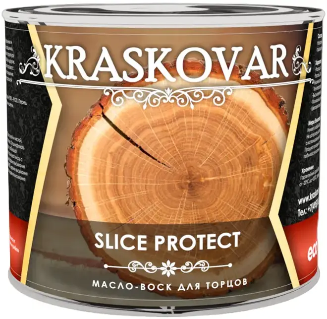 Красковар Slice Protect масло-воск для торцов (2.2 л) графит