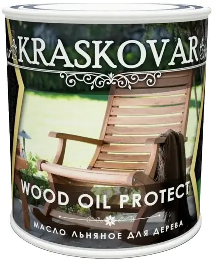 Красковар Wood Oil Protect масло льняное для дерева (750 мл)