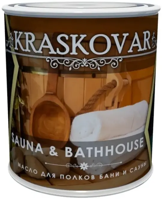 Красковар Sauna & Bathhause масло для полков бани и сауны (750 мл) бесцветное