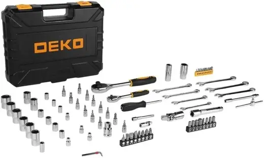 Deko DKAT82 набор инструментов для авто (82 инструмента)