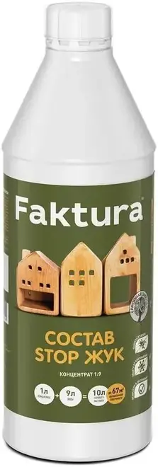 Faktura Stop Жук состав концентрат (1 л) белый