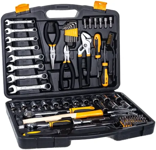 Deko DKMT113 набор инструмента профессиональный для дома и авто (113 инструмента)