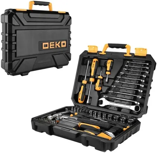 Deko DKMT74 набор инструмента универсальный для дома и авто (74 инструмента)