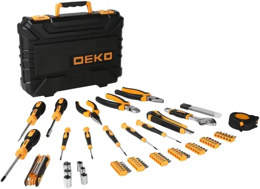 Deko TZ82 набор инструмента универсальный для дома и авто (82 инструмента)