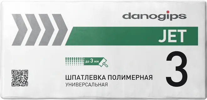 Danogips Jet 3 шпатлевка полимерная универсальная (20 кг)